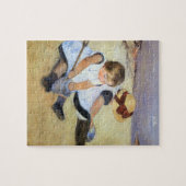 Puzzle Jeunes enfants jouant sur la plage (Mary Cassatt) (Horizontal)