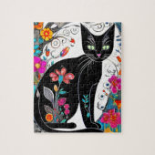 Puzzle Jewel Cat (Vertical)