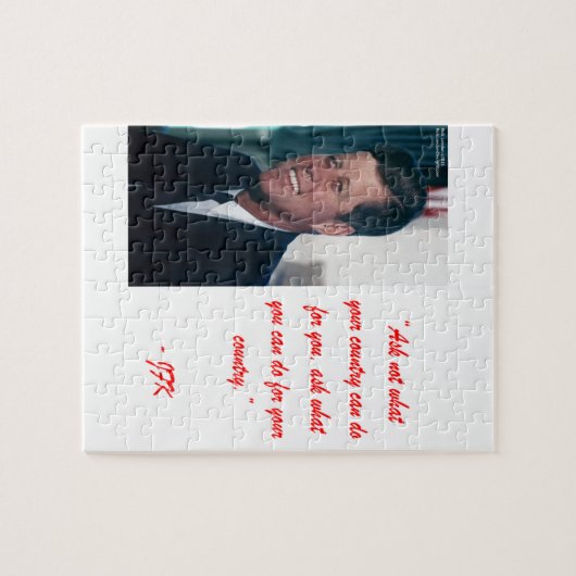 Puzzle JFK et Ne pas demander de devis (Horizontal)