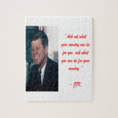 Puzzle JFK et Ne pas demander de devis (Vertical)
