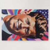 Puzzle JFK John F. Kennedy Inspiration motivationnelle (Horizontal)