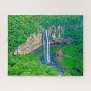 Puzzle Jigsaw Caracol Waterfall Brazil.