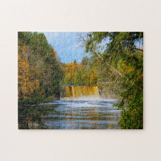 Puzzle Jigsaw de Tahquamenon tombe Michigan. (Horizontal)