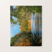 Puzzle Jigsaw de Tahquamenon tombe Michigan. (Vertical)