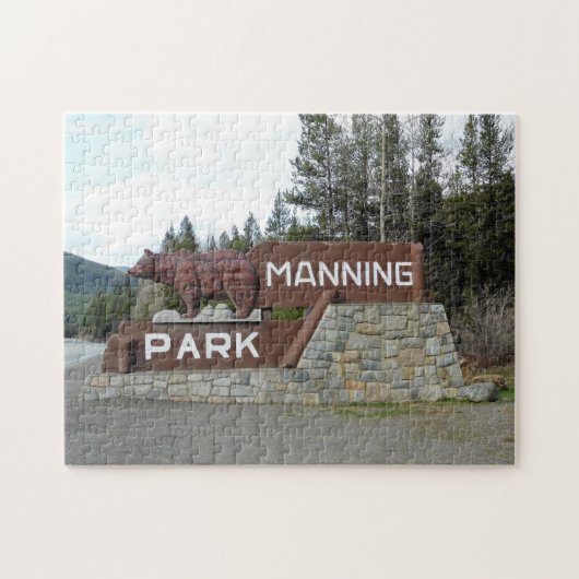 Puzzle Jigsaw du parc Manning au Canada. (Horizontal)