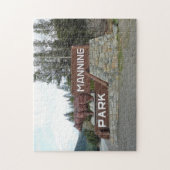 Puzzle Jigsaw du parc Manning au Canada. (Vertical)