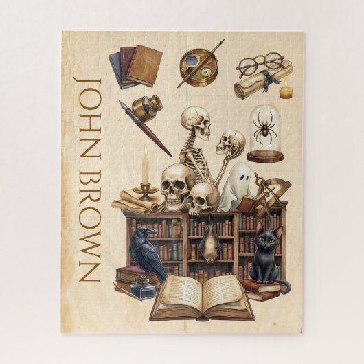 PUZZLE : Jigsaw HALLOWEEN Dark Academia Gothique (Vertical)