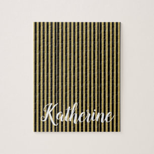 Puzzle Jigsaw Jigsaw en or et en noir Daisy