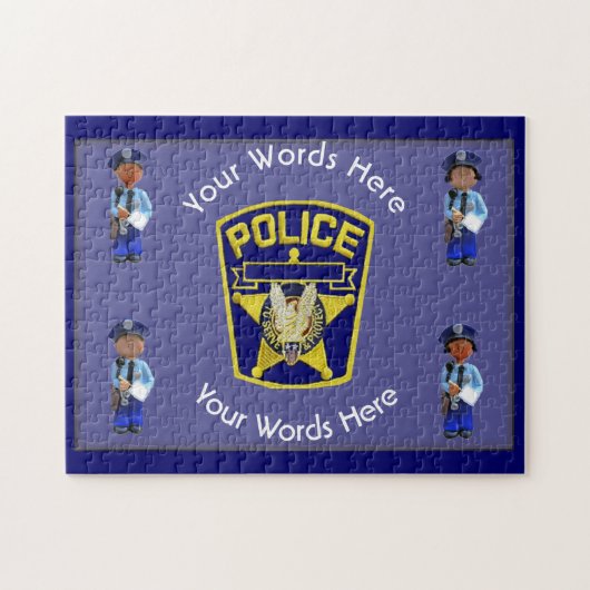 Puzzle Jigsaw Puzzle, agent de police (Horizontal)