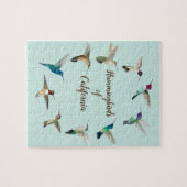 Puzzle Jigsaw Puzzle, Colibris de Californie (Horizontal)
