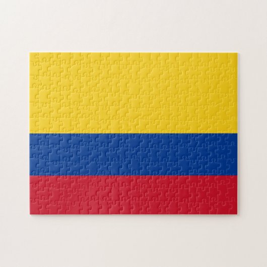 Puzzle Jigsaw Puzzle, drapeau de la Colombie (Horizontal)