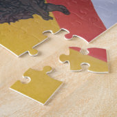 Puzzle Jigsaw Puzzle, Drapeau des Caraïbes Jamaïque (Côté)