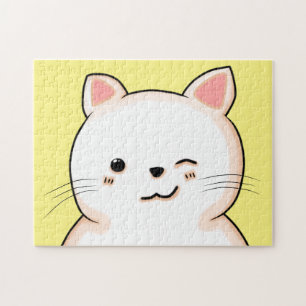 PUZZLE JIGSAW PUZZLES, CHAT À VOILE CUTE