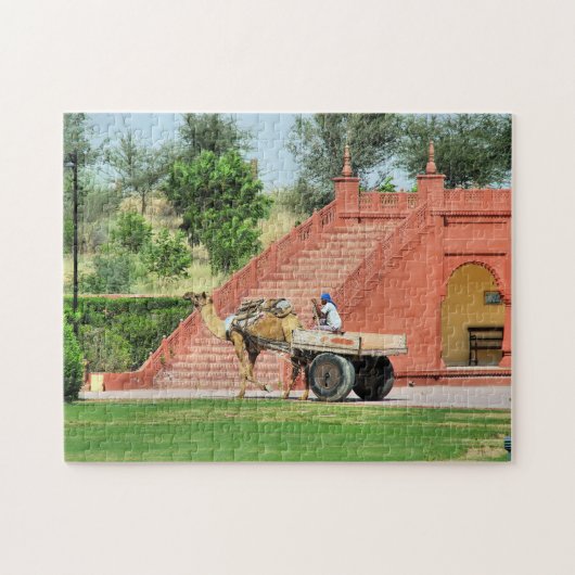 Puzzle Jigsaw Rajastan Jaisalmer Dromedary (Horizontal)