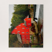 Puzzle Jigsaws Clinton New Jersey Red Mill. (Vertical)