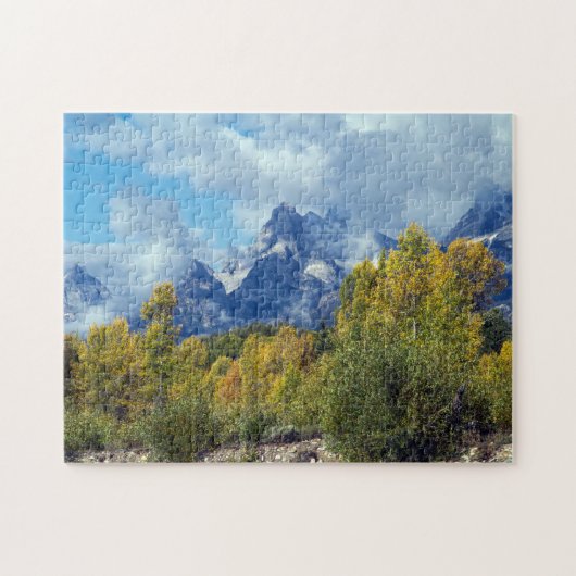 Puzzle Jigsaws Grand Teton Park Wyoming. (Horizontal)