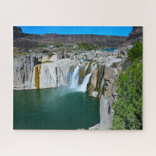 Puzzle Jigsaws Idaho Water Falls. (Horizontal)