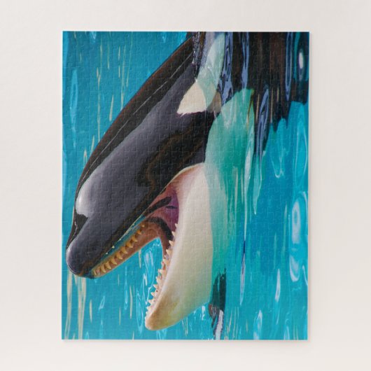 Puzzle Jigsaws Orcas or Killer Whales (Vertical)