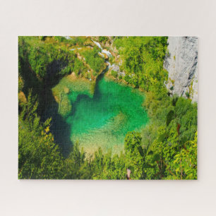 Puzzle Jigsaws Plivicer lakes Croatia.