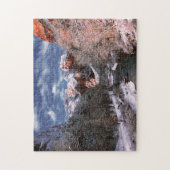 Puzzle Jigsaws Virgin River Zion National Park Utah. (Vertical)