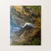 Puzzle Jigsaws Yellowstone River Cascade Wyoming. (Vertical)