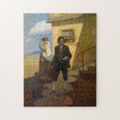 Puzzle Jim Hawkins Maison feuille par Newell Convers Wyet (Vertical)