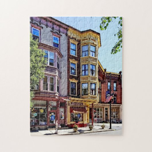 Puzzle Jim Thorpe Pa - Boutiques Le Long De Broadway (Vertical)