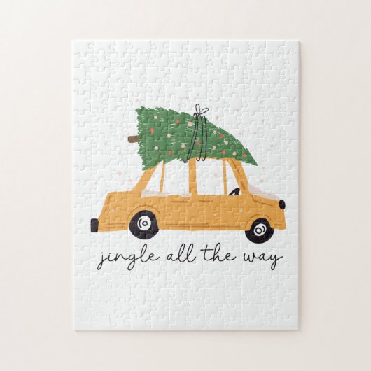 Puzzle Jingle cadeau de Noël tout le chemin (Vertical)