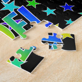 Puzzle "JOEL" Prénom, Amusant "HEUREUX ANNIVERSAIRE" (Côté)