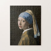 Puzzle Johannes Vermeer, fille avec une oreille perle (Vertical)