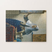 Puzzle Johannes Vermeer Jeune femme avec un lanceur d'eau (Horizontal)