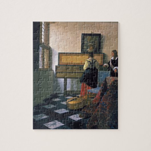 Puzzle Johannes Vermeer - la leçon de musique (Vertical)