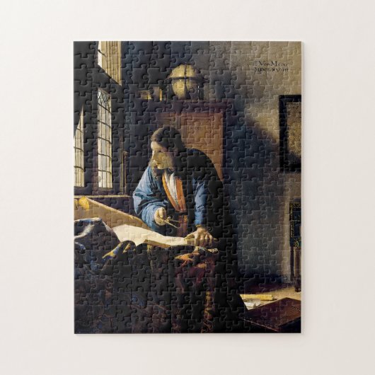 Puzzle Johannes Vermeer - Le géographe (Vertical)