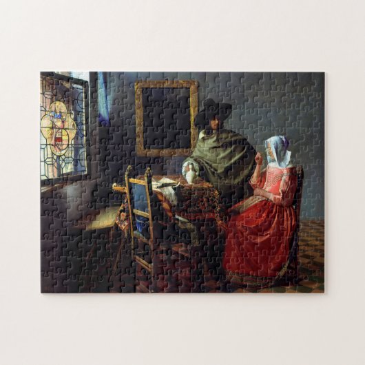 Puzzle Johannes Vermeer - The Glass of Wine (Horizontal)