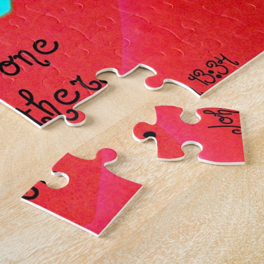 Puzzle John 13:34 (Côté)