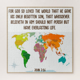 Puzzle John 3:16