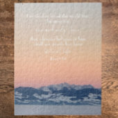 Puzzle John 3:16 Texte personnalisé | Photo originale des