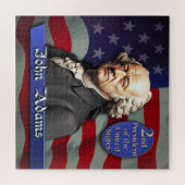 Puzzle John Adams : 2e président des États-Unis (Horizontal)