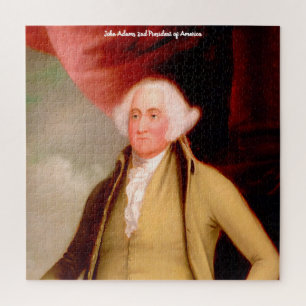 Puzzle John Adams 2e président des États-Unis.