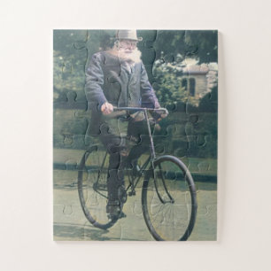 Puzzle John Boyd Dunlop à bicyclette v 1915 Color Redux