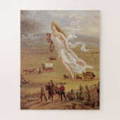 Puzzle John Gast - Progrès américain (Vertical)