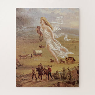 Puzzle John Gast - Progrès américain