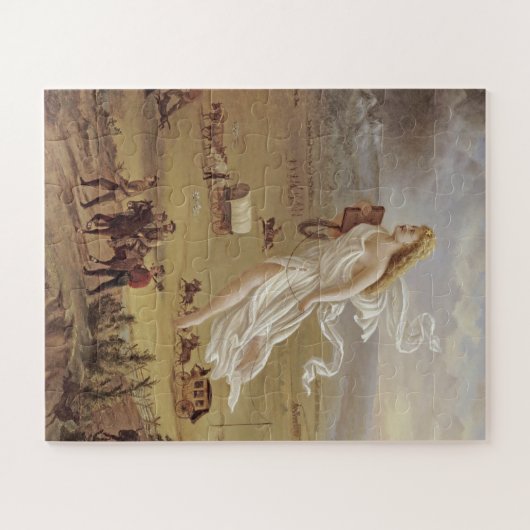 Puzzle John Gast - Progrès américain (Horizontal)