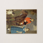 Puzzle John Gubbins Newton et sa soeur Mary, 1832-33 ( (Horizontal)