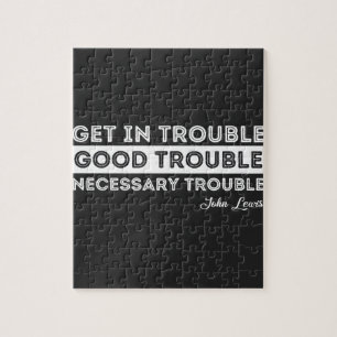 Puzzle John Lewis - Citation à propos des problèmes