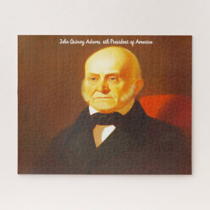 Puzzle John Quincy Adams 6e président des États-Unis.
