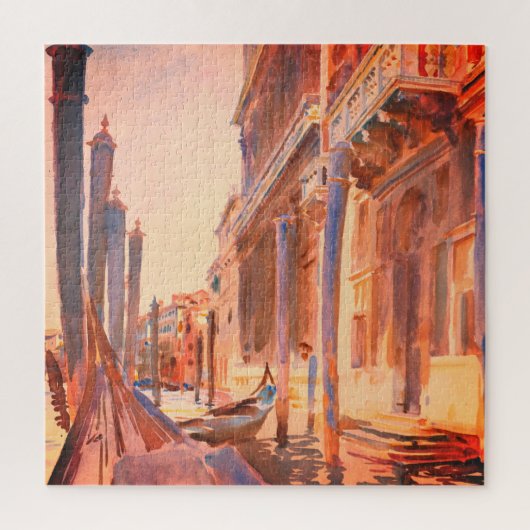 Puzzle John Singer Sargent Gondola Moorings Venice (Vertical)