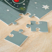 Puzzle Joie au monde sapin de Noël (Côté)