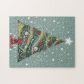 Puzzle Joie au monde sapin de Noël (Horizontal)