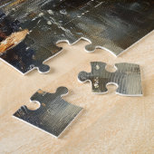 Puzzle Joli Alligator en Floride Everglades Peinture (Côté)